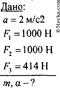 С каким ускорением движется тело массой 2 кг если на него действует сила 50н