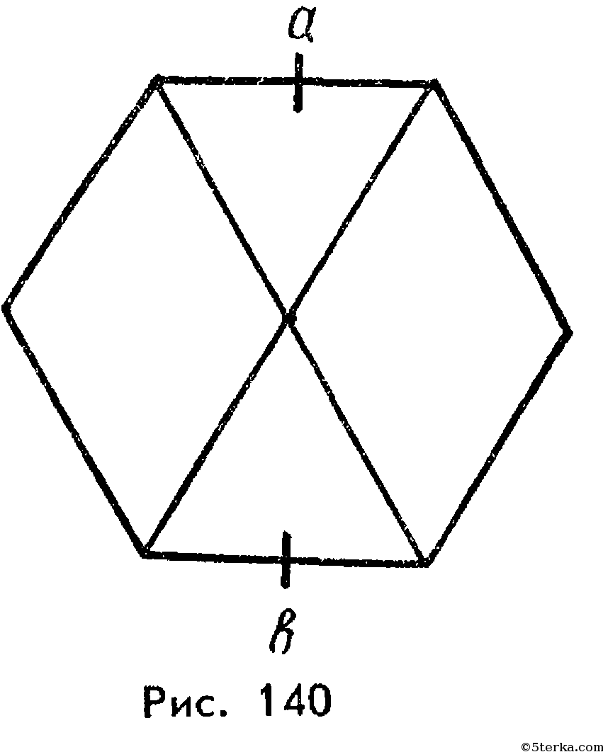 Стороны шестиугольника а б. Сопротивление проволочного шестиугольника. Шестиугольник Холланда. Сопротивление правильного шестиугольника. Правильный шестигранник.