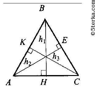 Найдите высоты треугольника 10 10 12