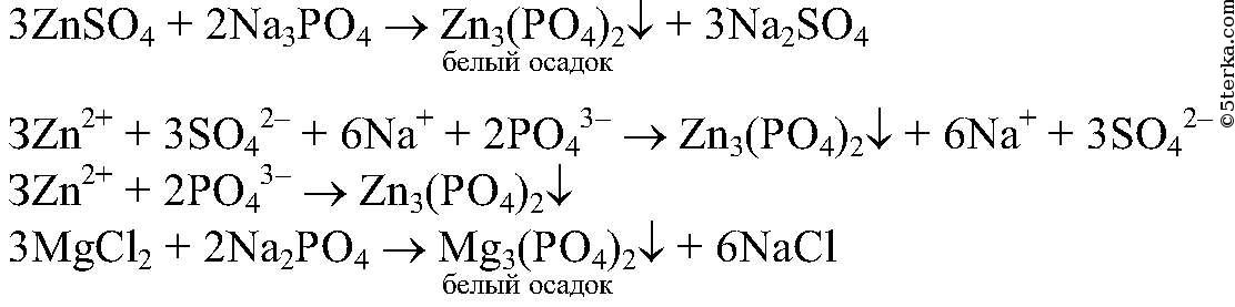 Реакция уравнения сульфат меди сульфат натрия