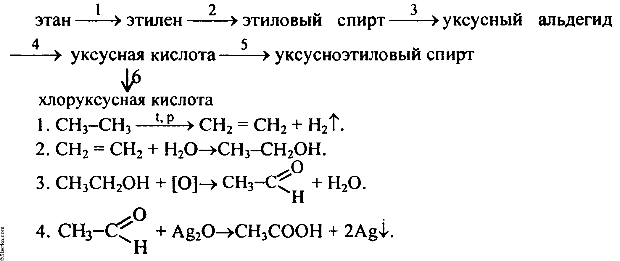Схема получения альдегидов из метана. Схема реакции уксусной кислоты. Этилен хлорэтан бутан