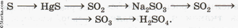 Осуществить следующие превращения s so2