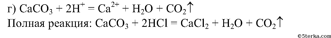 Карбонат калия реагирует с азотной кислотой